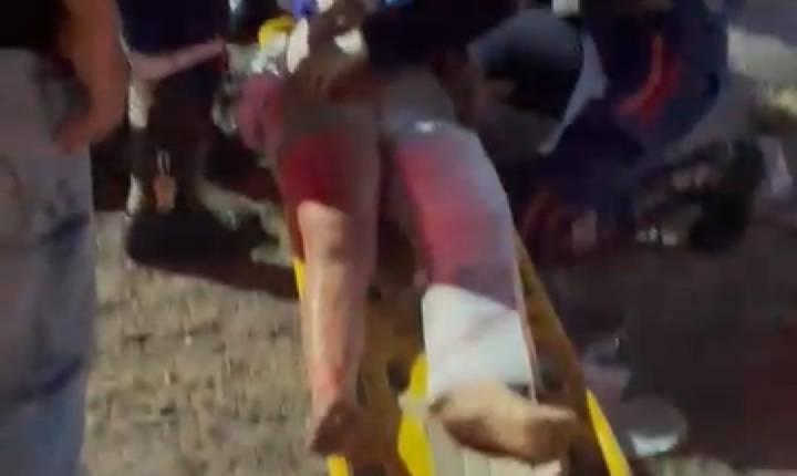 Duas pessoas ficam feridas após colisão na BR-116 Norte em Serrinha