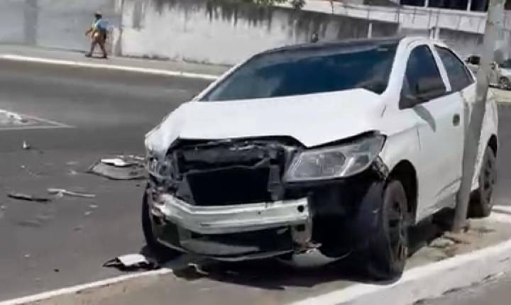 Novo acidente é registrado na rotatória da Urbis em Serrinha