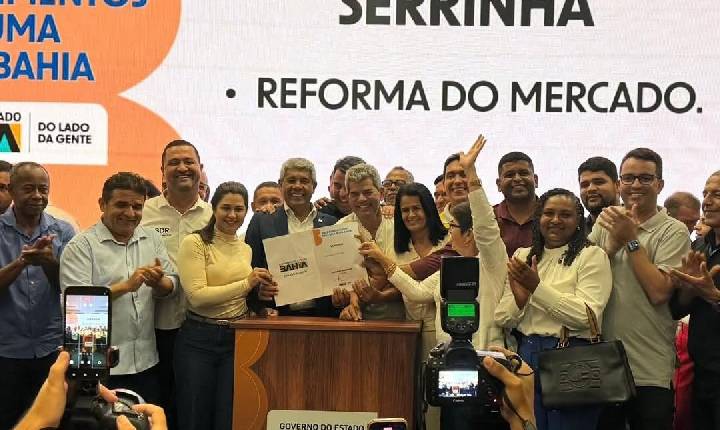 Serrinha é contemplada com reforma do Mercado Municipal em pacote de obras do Governo do Estado