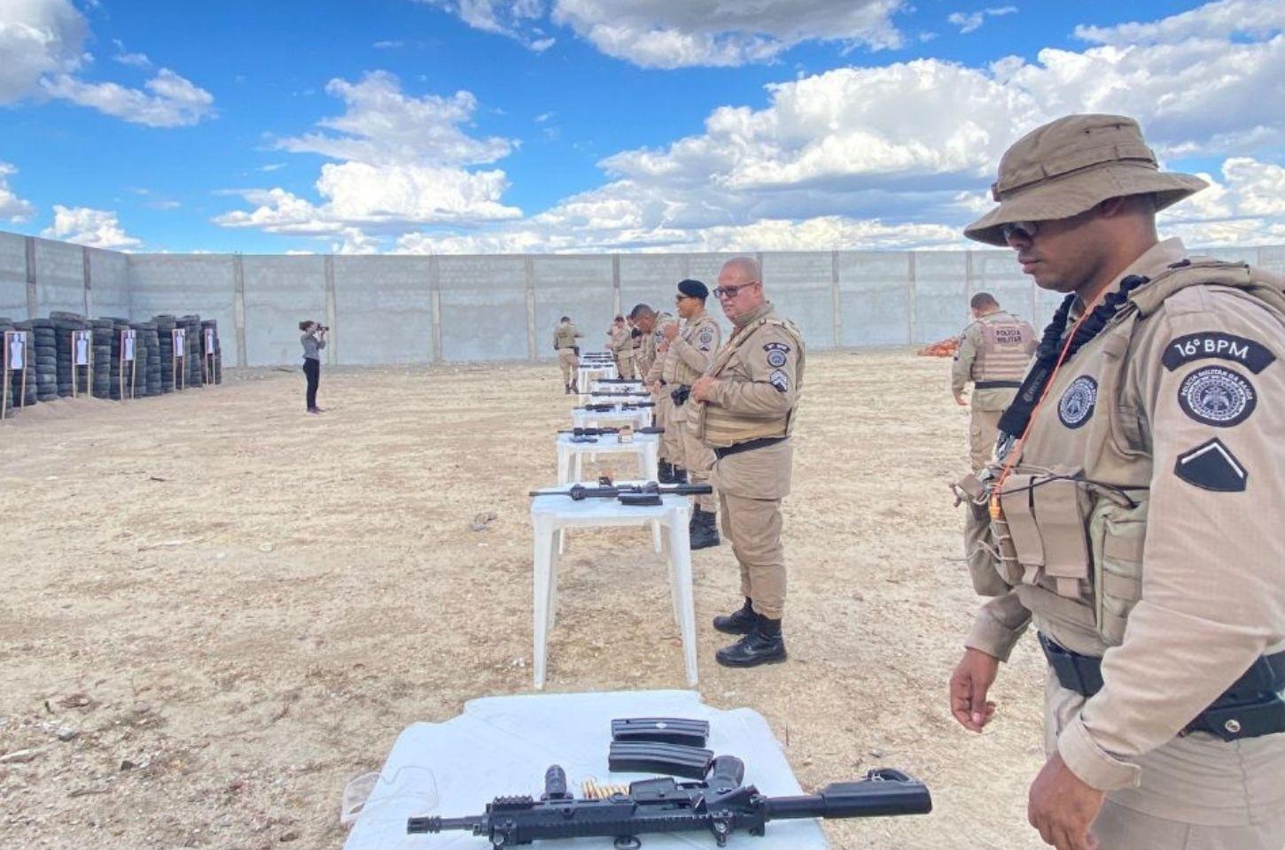 Capacitação de policiais do 16º BPM reforça segurança com armamento moderno