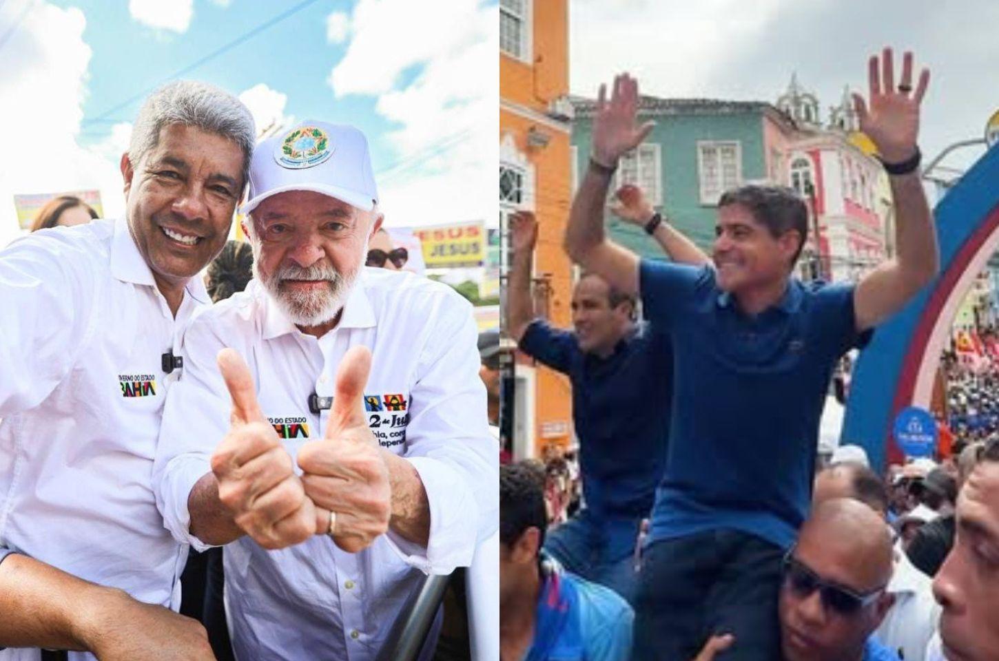 2 de Julho: Jerônimo destaca protagonismo da Bahia; ACM Neto cita necessidade de avanços para o futuro