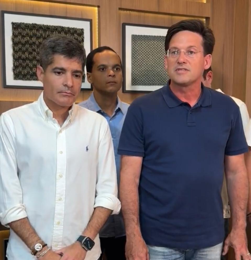 João Roma e ACM Neto sinalizam união da oposição para a disputa eleitoral em 2026